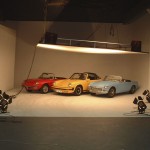 Séance de pose en studio - Alfa Romeo, Porsche 911 et MG B