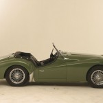 Triumph TR3 en studio pour les médias